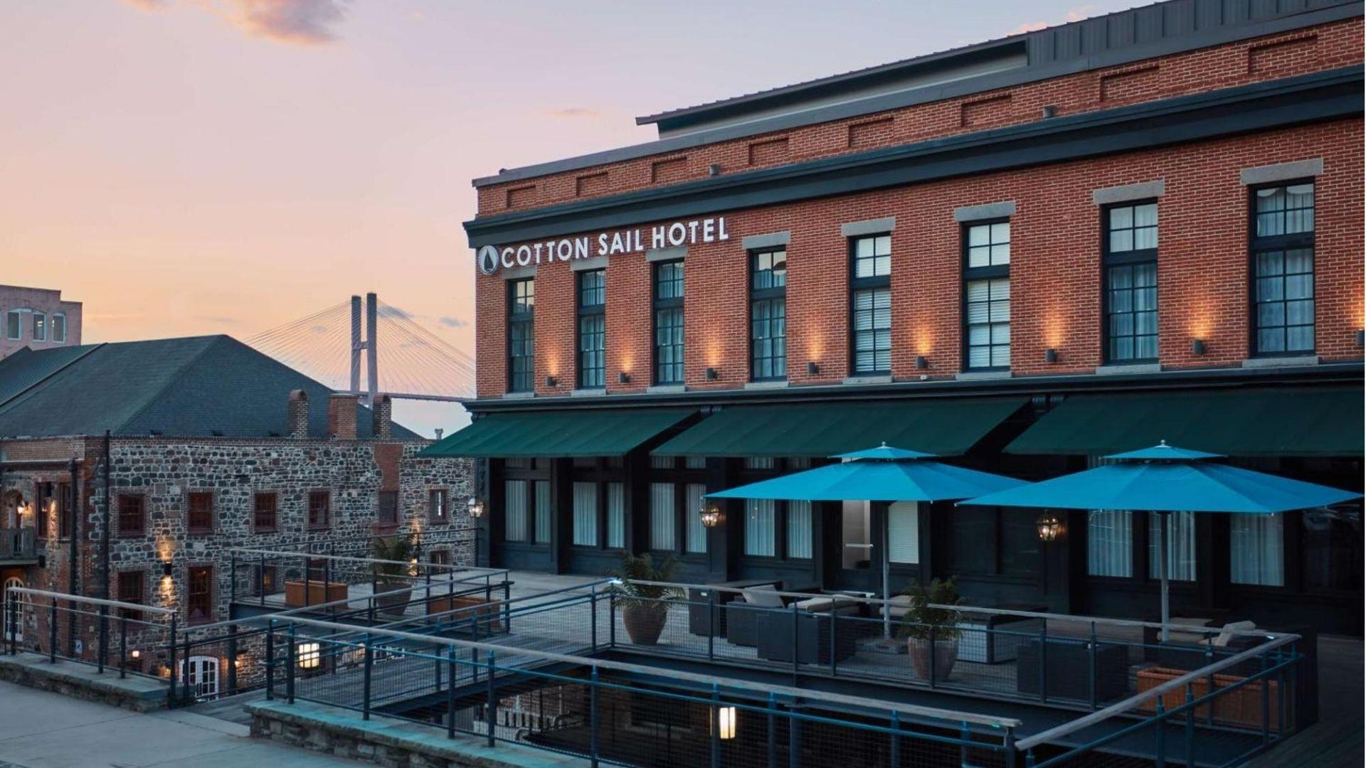 IMAGE OF THE OUTSIDE VIEW OF COTTON SAIL HOTEL