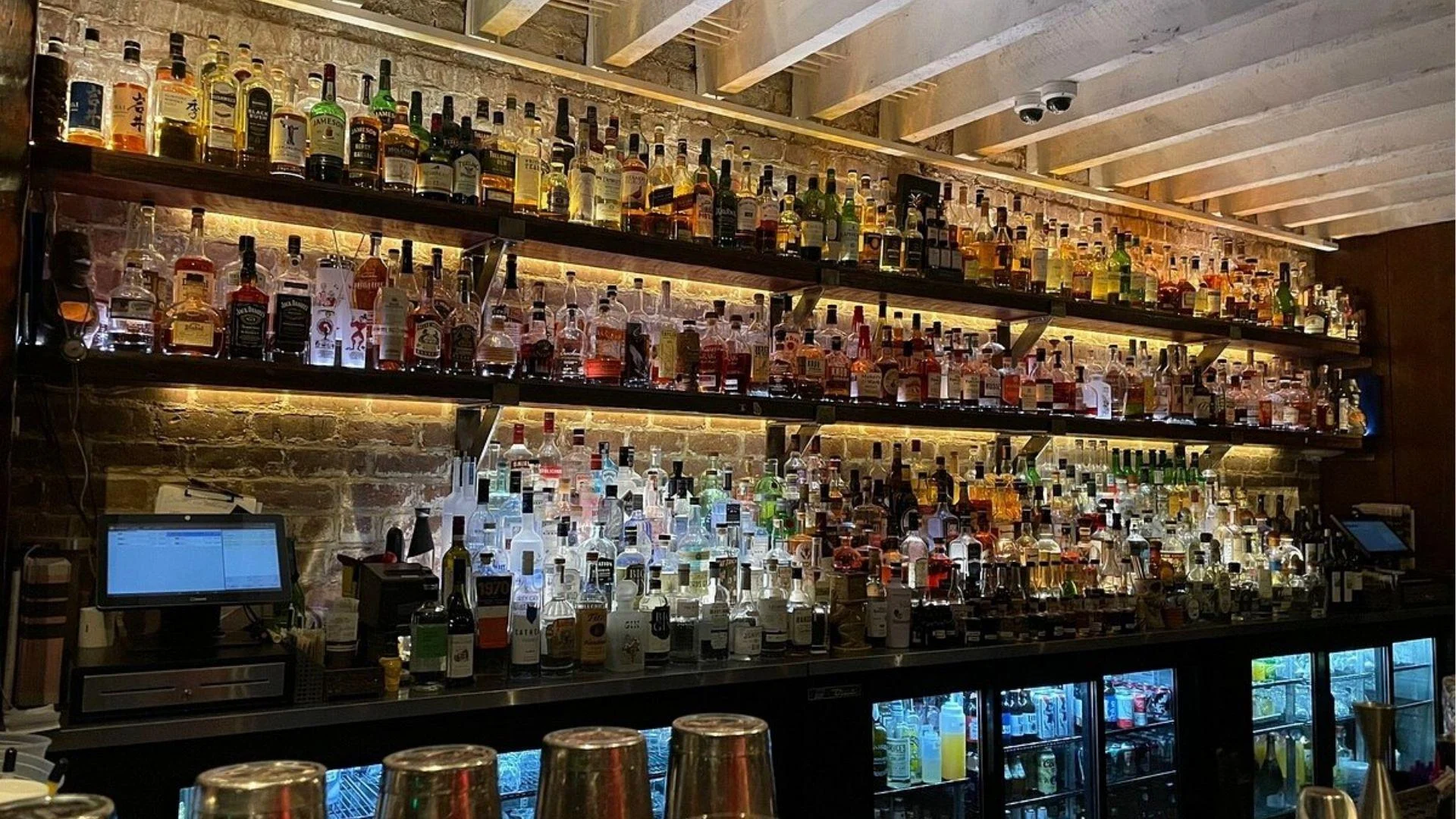 Alley Cat Lounge basement cocktail bar in Savannah