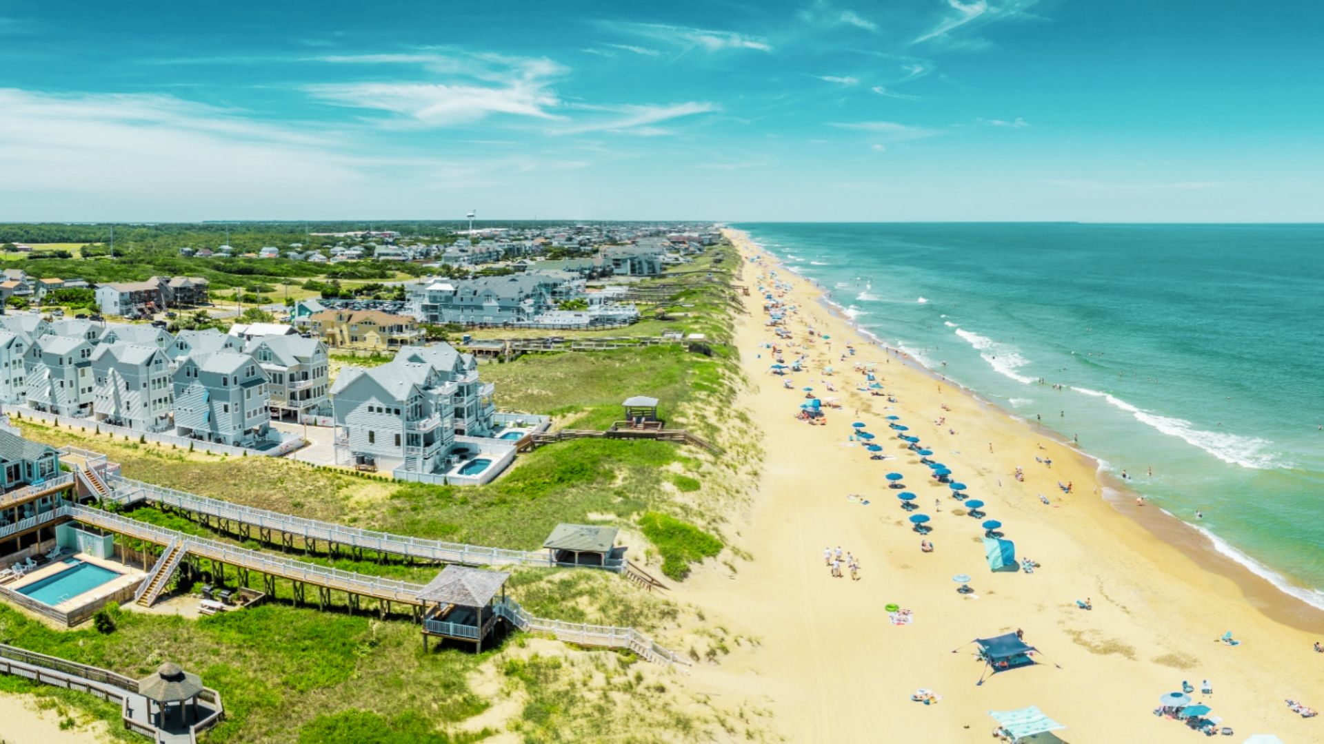 image of Corolla Beach.
