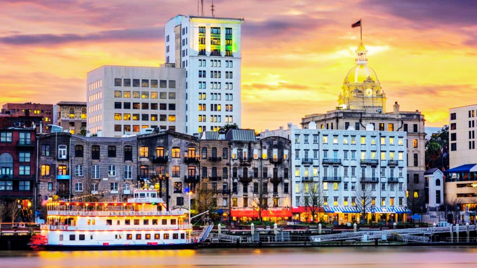 picture showing the savannah city.