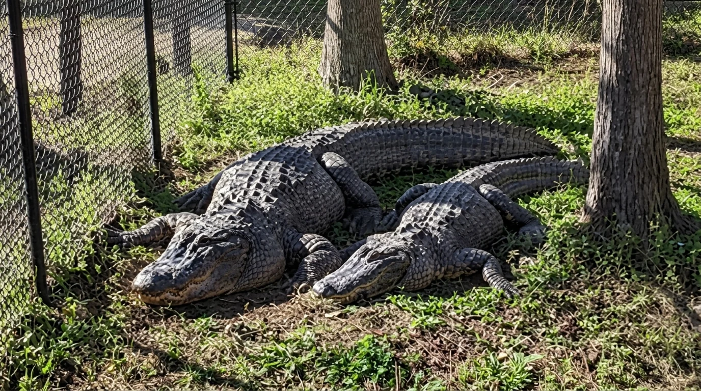 Alligator at the Cypress Garden.
