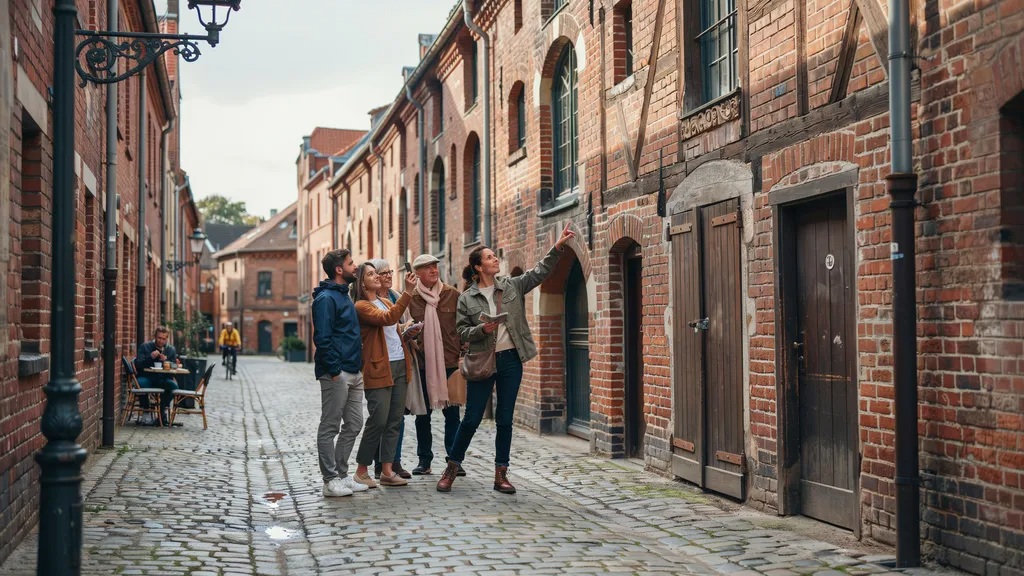Walking tour through Savannah's historic Factors Walk.