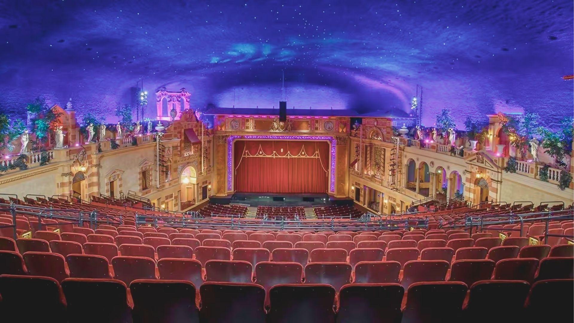Catch a live show at the Saenger Theatre, a restored 1927 movie palace just steps from the French Quarter.
