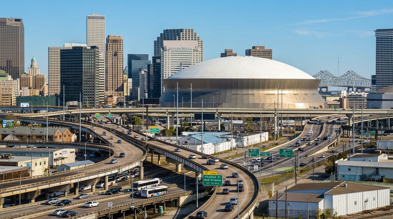 image of New Orleans also called NOLA.