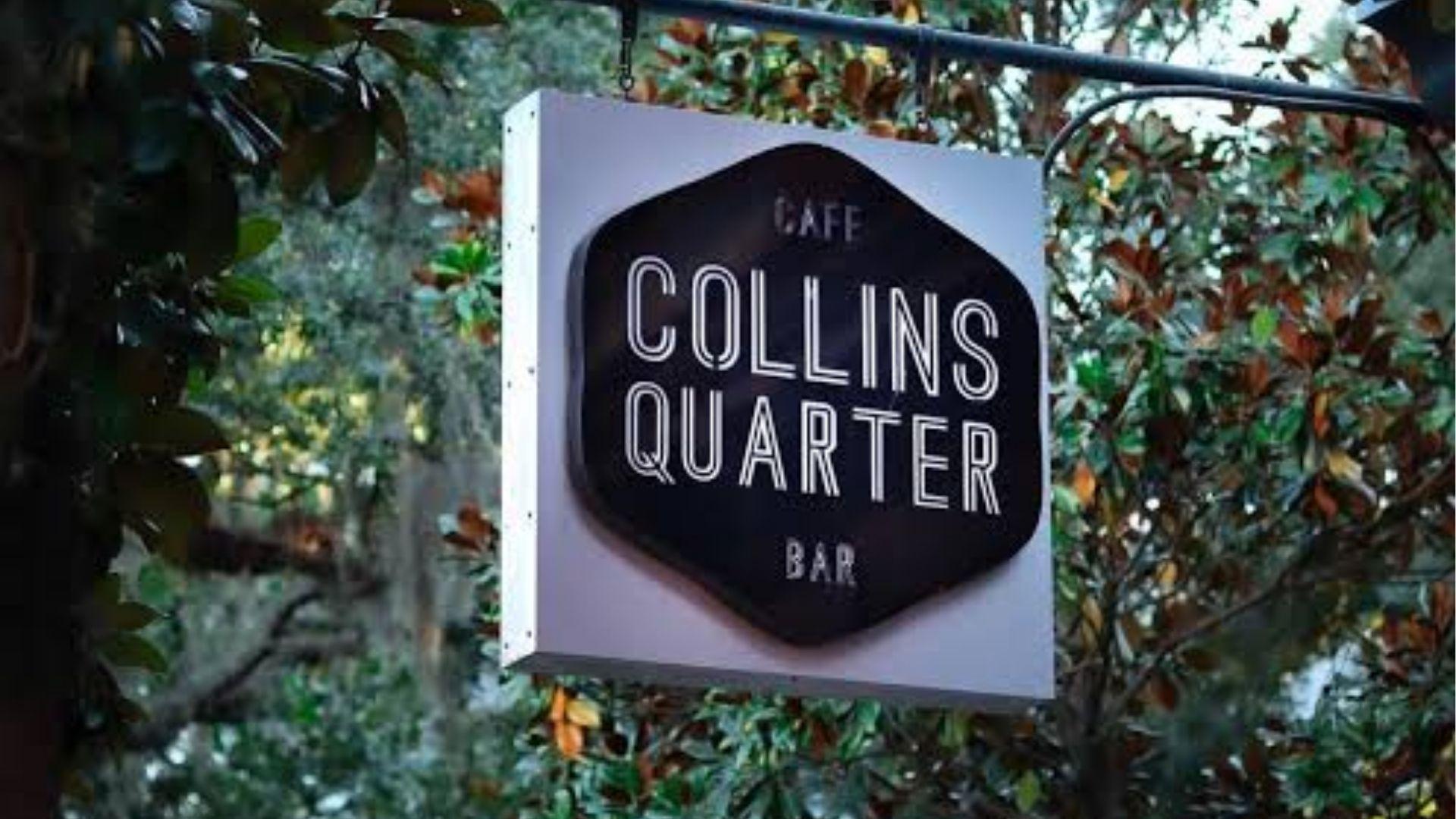 Photo of signboard of Collins Quarter