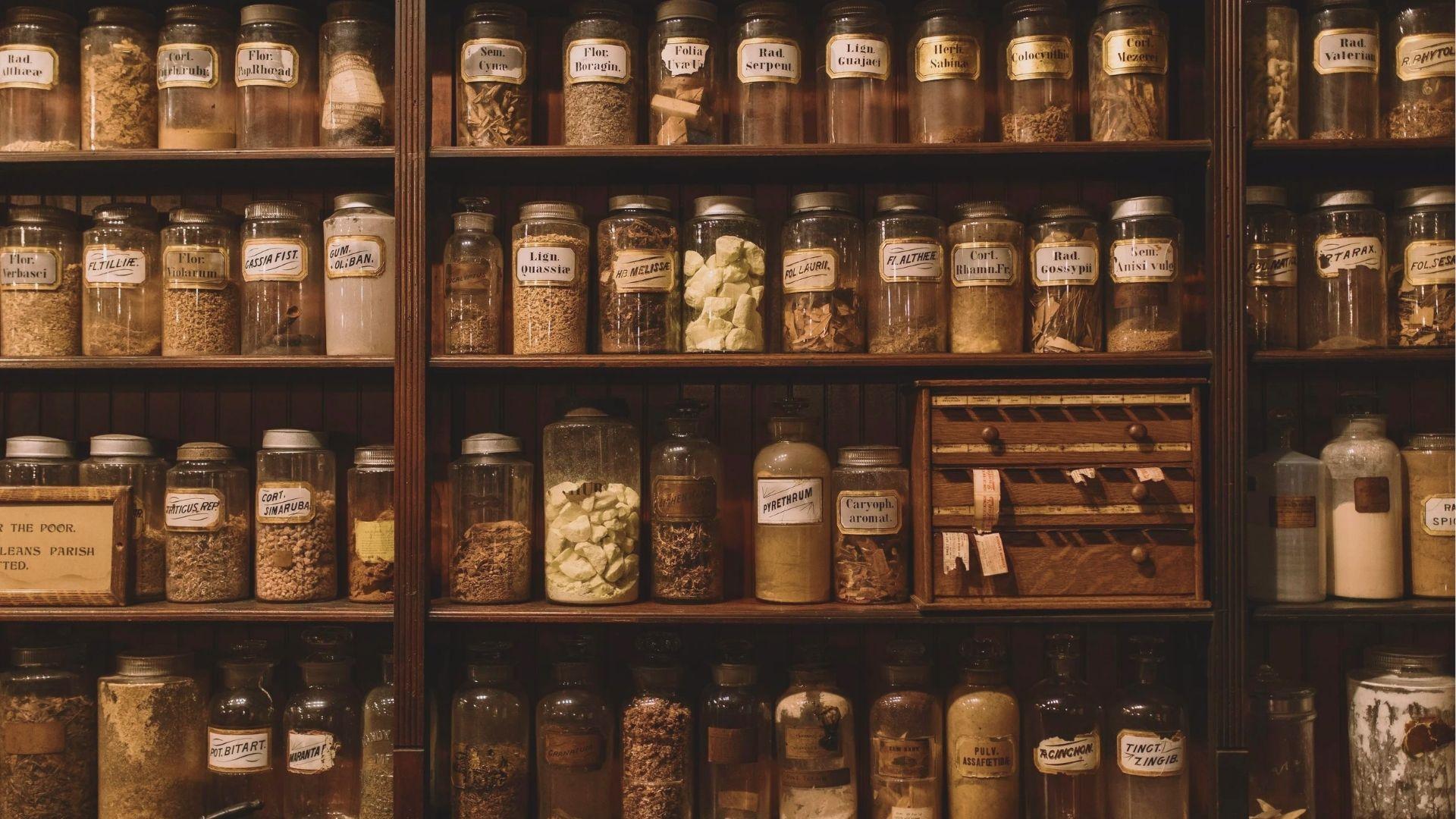 Step into the New Orleans Pharmacy Museum to see 19th-century apothecary jars and remedies.