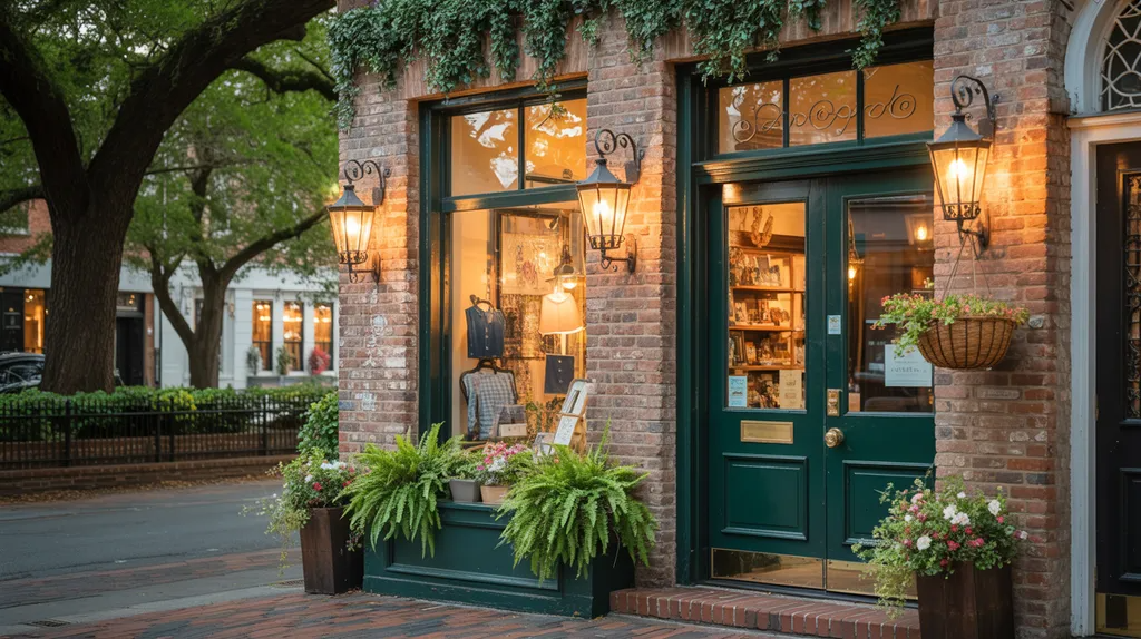 Local boutique near Jones Street Savannah.