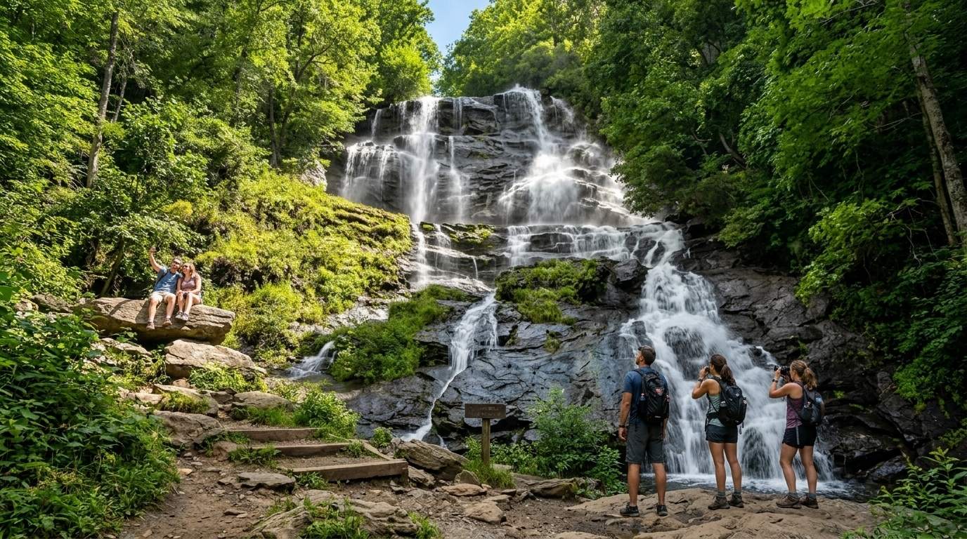Amicalola Falls is one of the Best Day Trips from Atlanta
