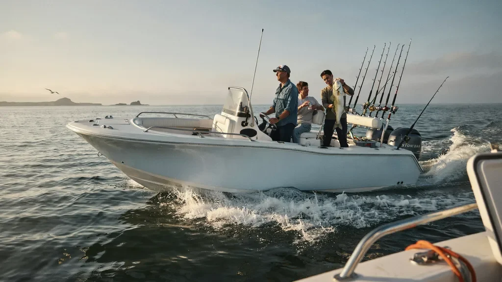 Fishing charter experience off Hilton Head Island.
