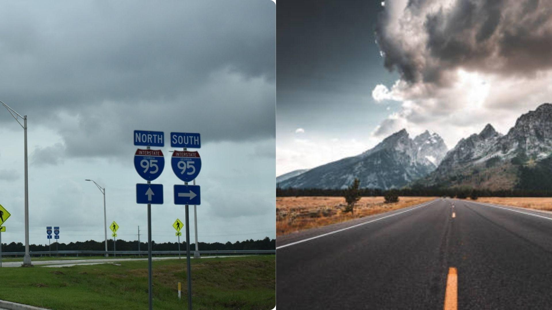 photos of I-95 and US-17