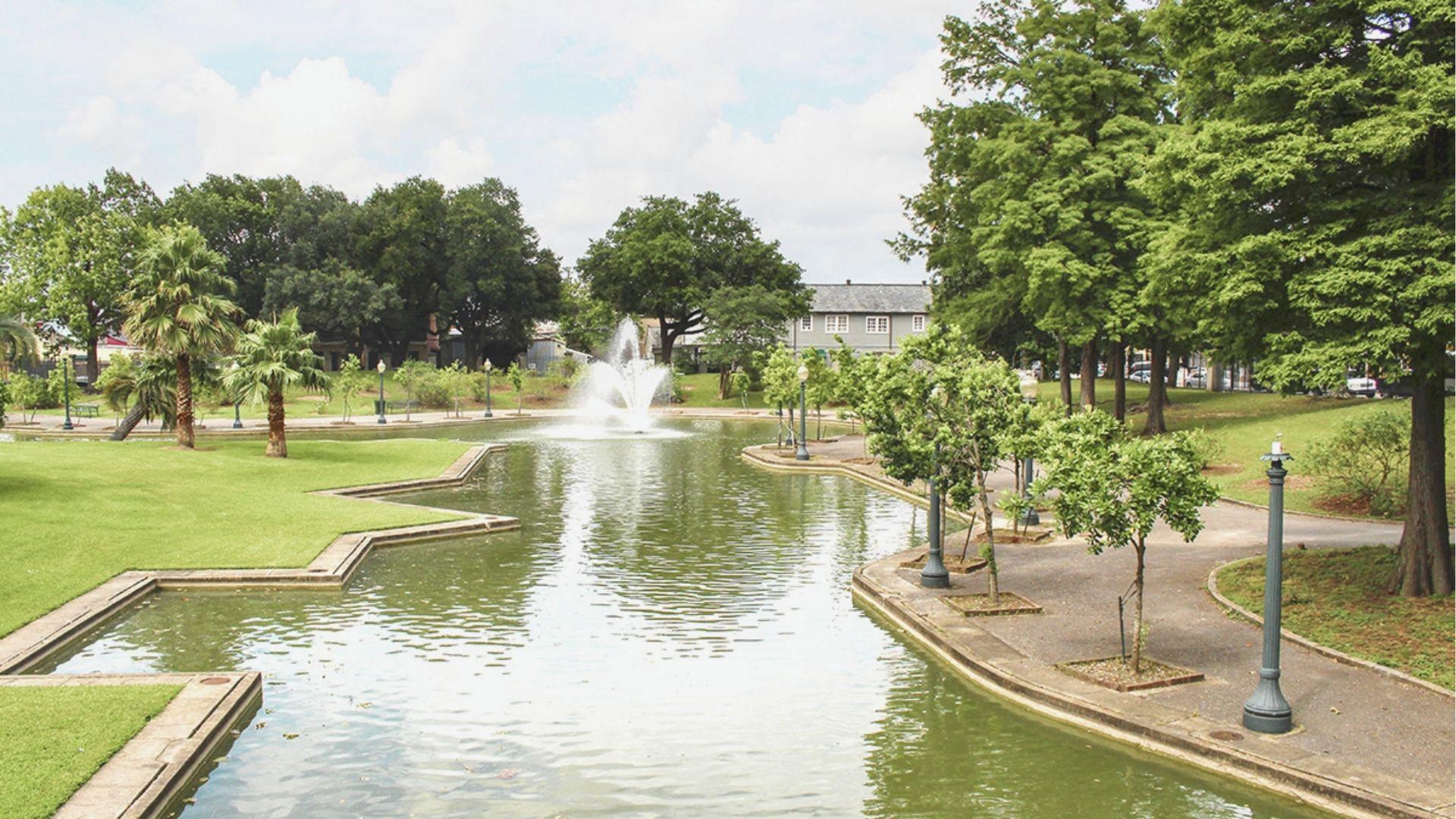 Relax in Louis Armstrong Park, a green oasis on the edge of the French Quarter with lagoons and fountains.