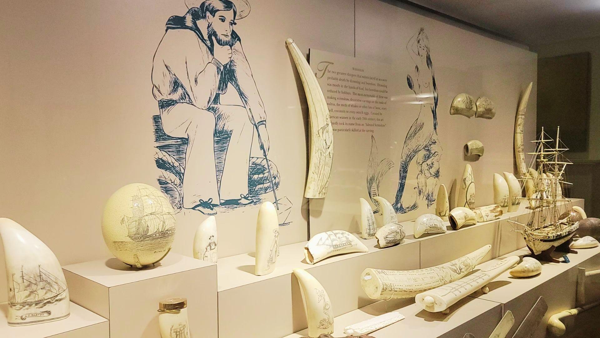 image showing historical artifacts on display inside the museum.