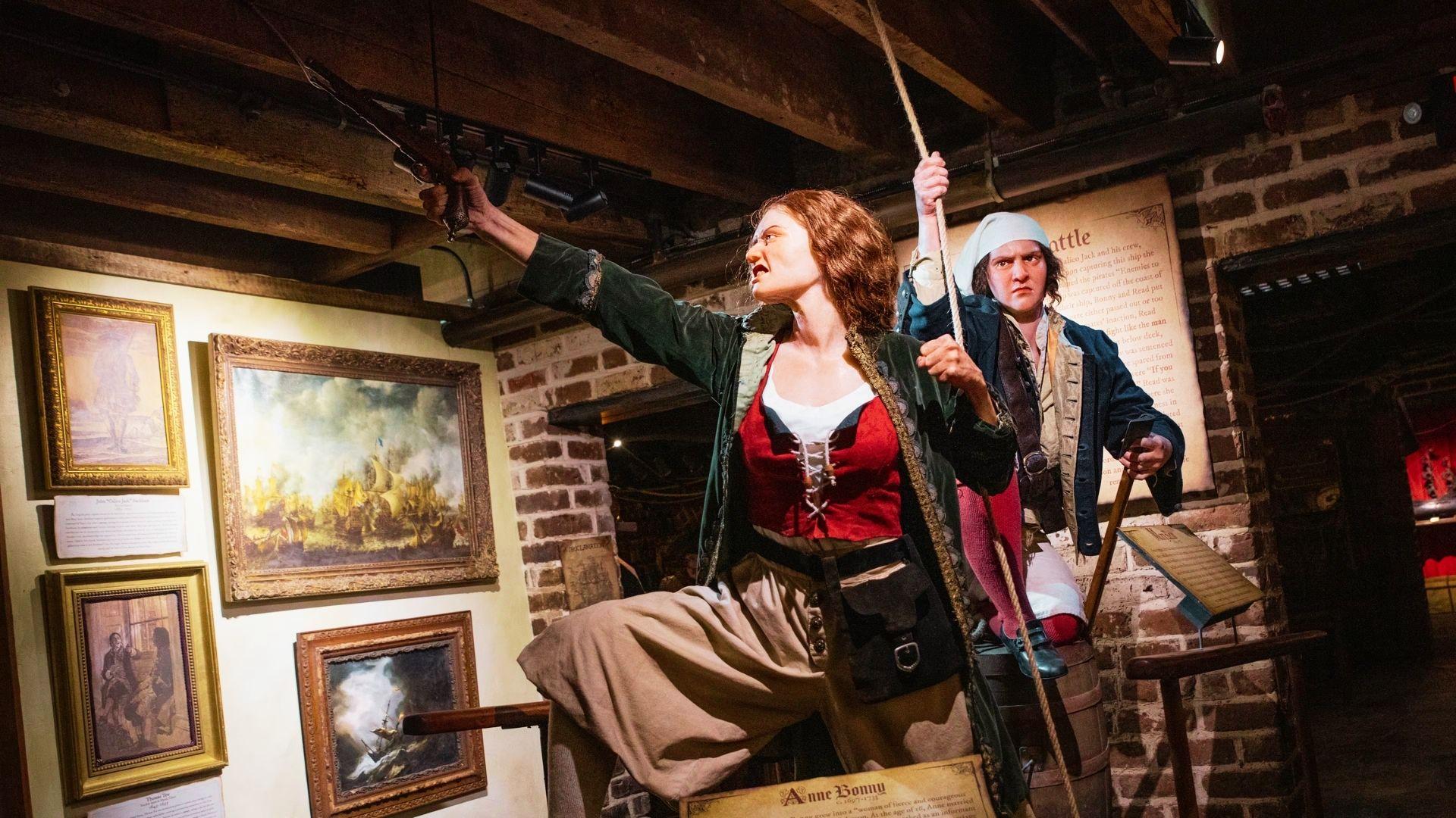 inside view of Pirate Museum Savannah.