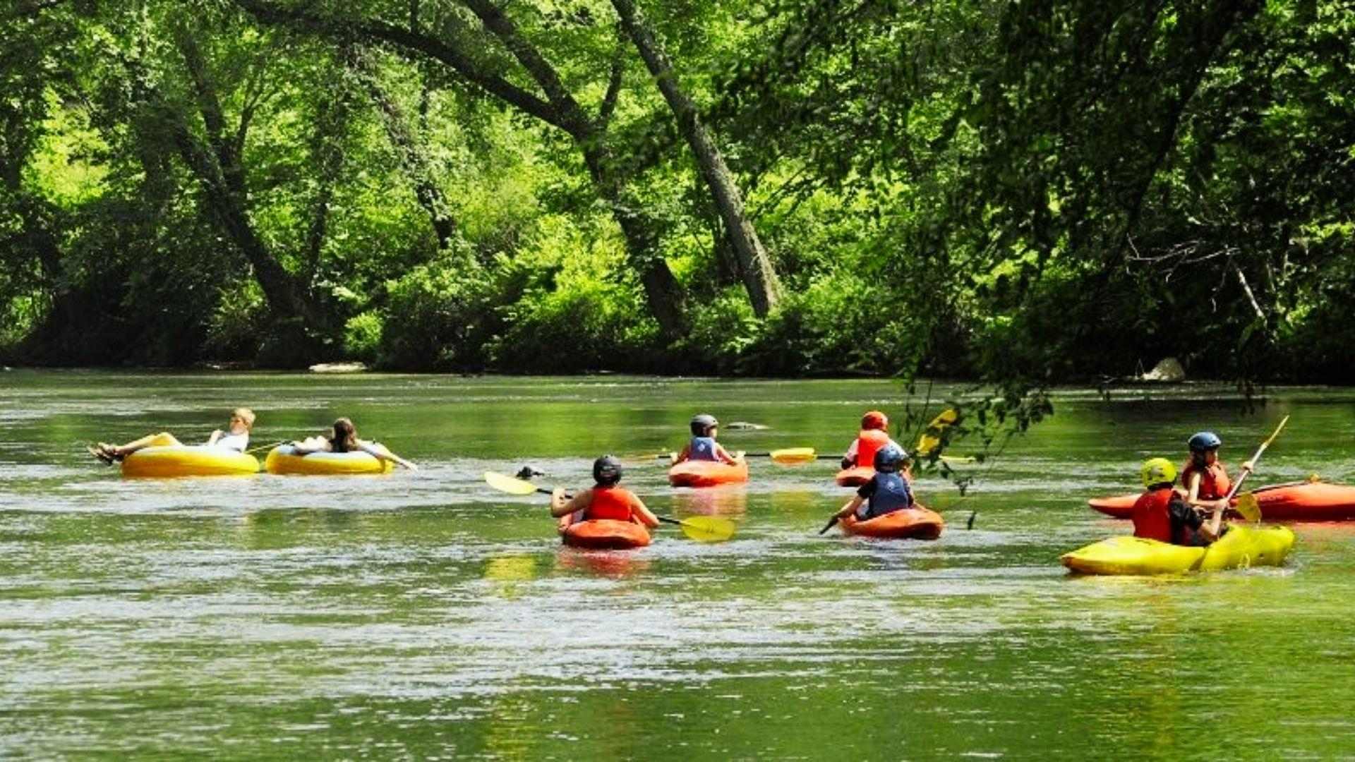 7. Go Tubing or Kayaking on the Chestatee River