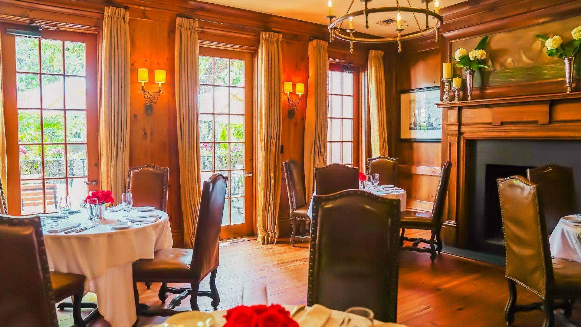 image showing inside the Pink House building.
