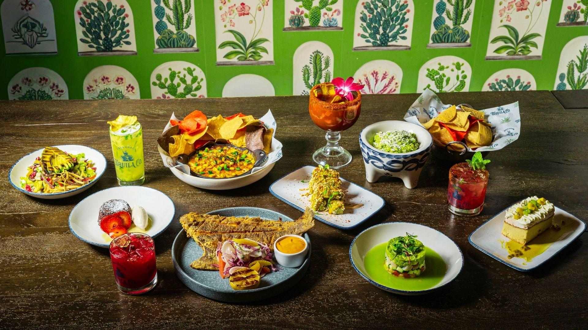 image of different foods to try in Savannah.