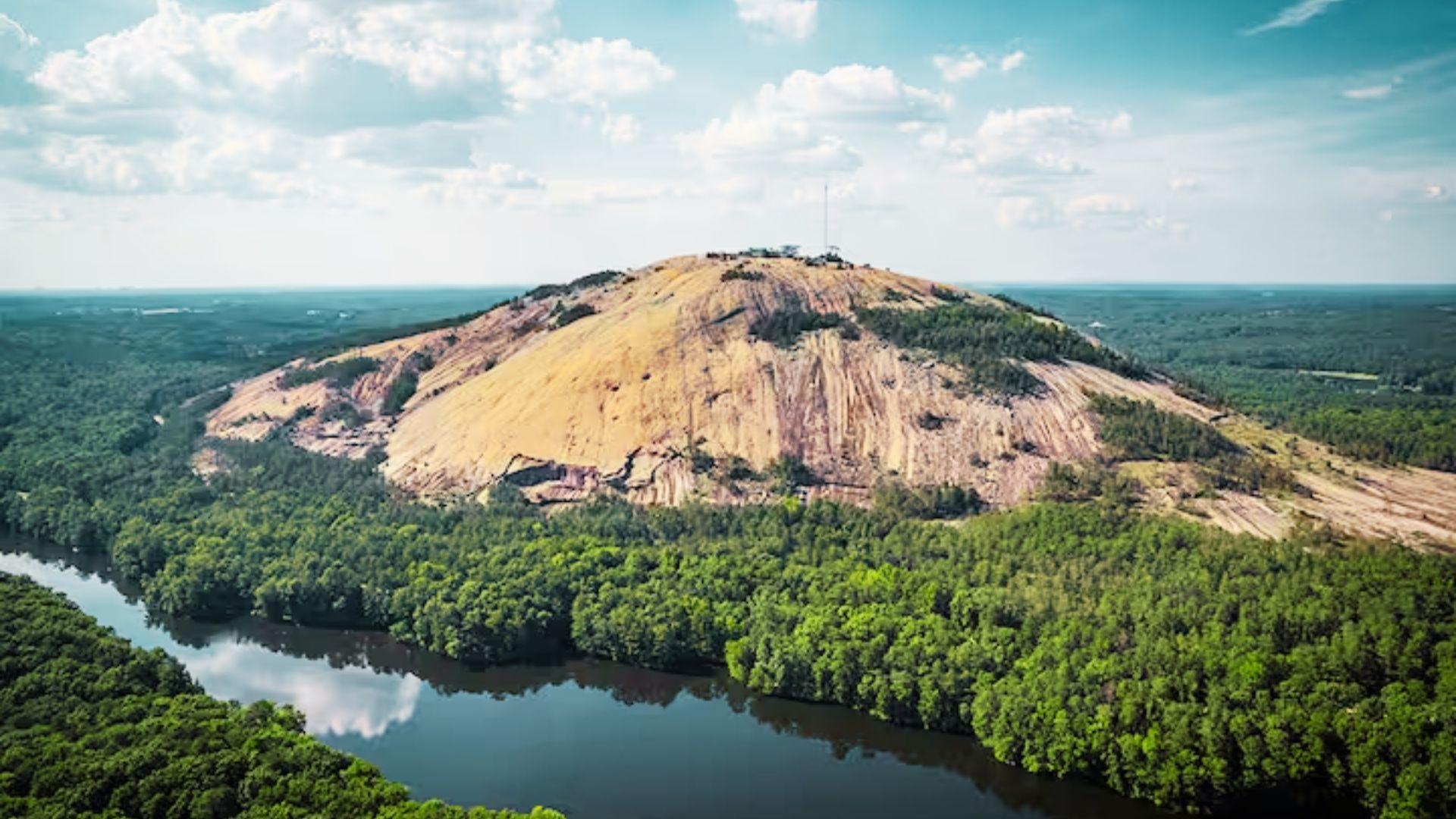 image showing the Stone Mountain.
