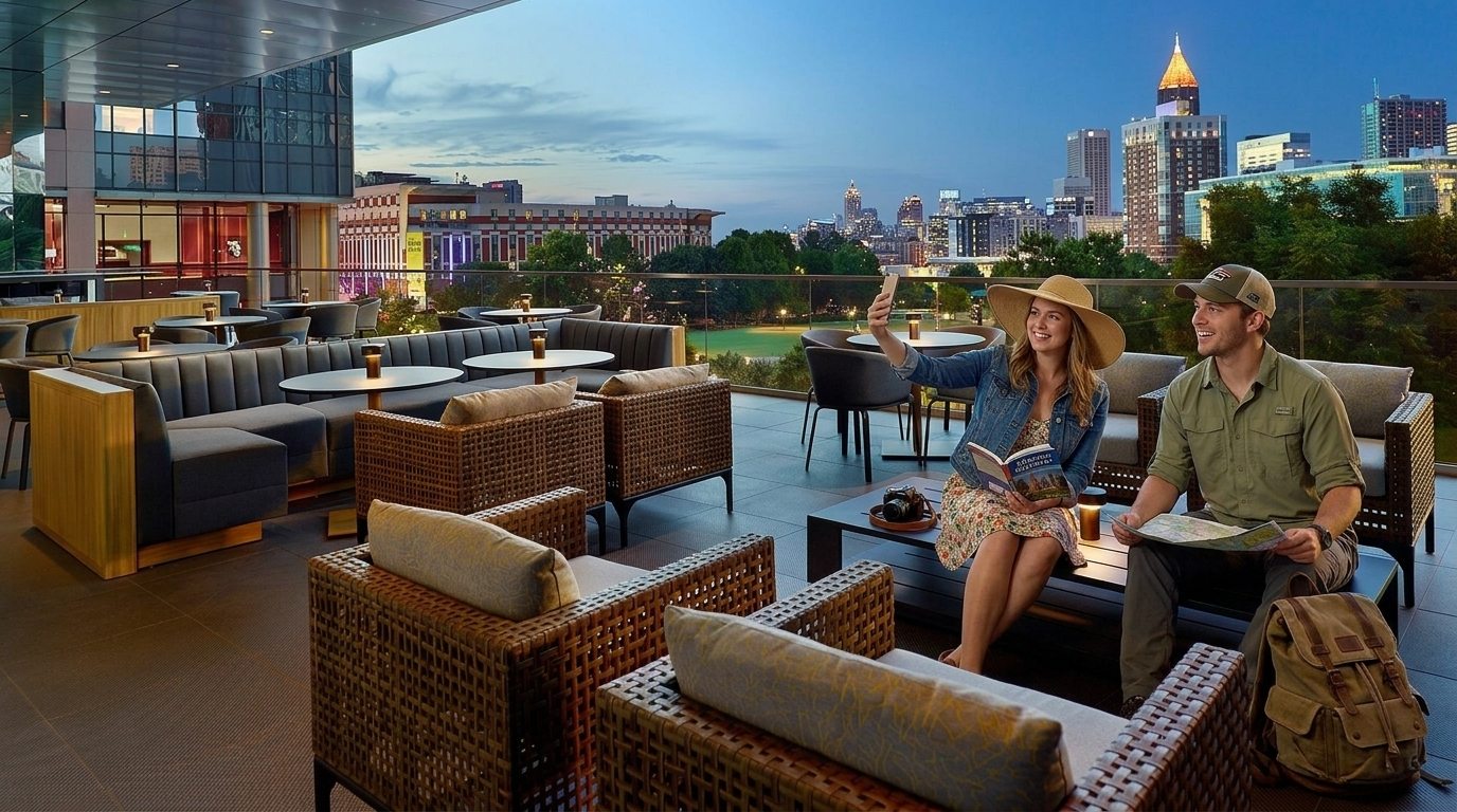 Atlanta Luxury Hotels and Rooftop Stays is one of the top picks Romantic Getaway Destinations in Georgia