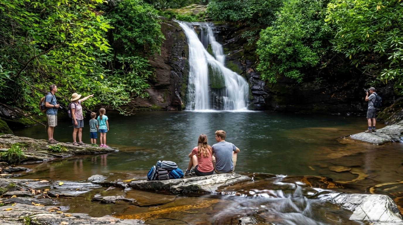 High Shoals and Blue Hole is one of the Best Waterfalls in Georgia With Hiking Trails
