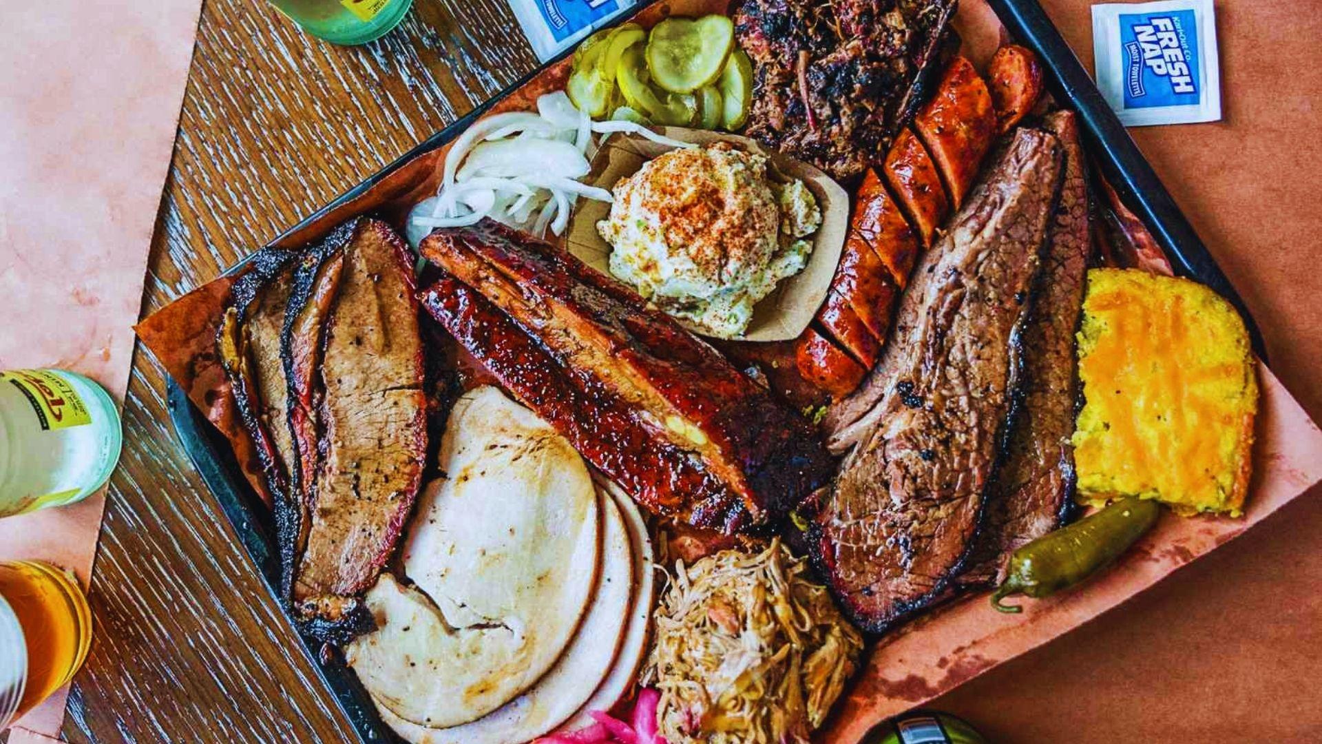 one of the best BBQ platters of Savannah.
