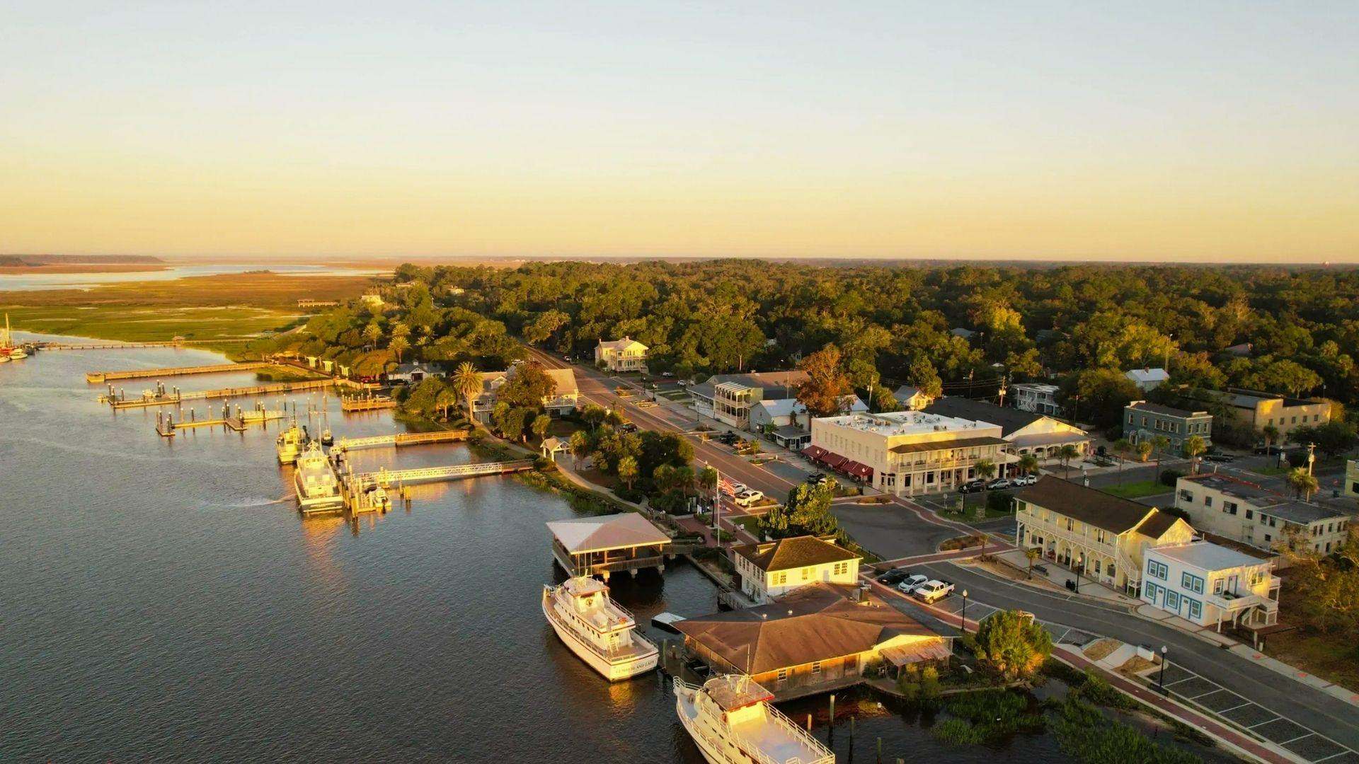 image of St. Marys coast in Georgia.