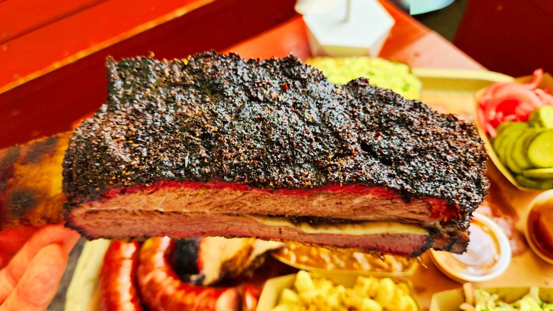 image showing perfect BBQ brisket.