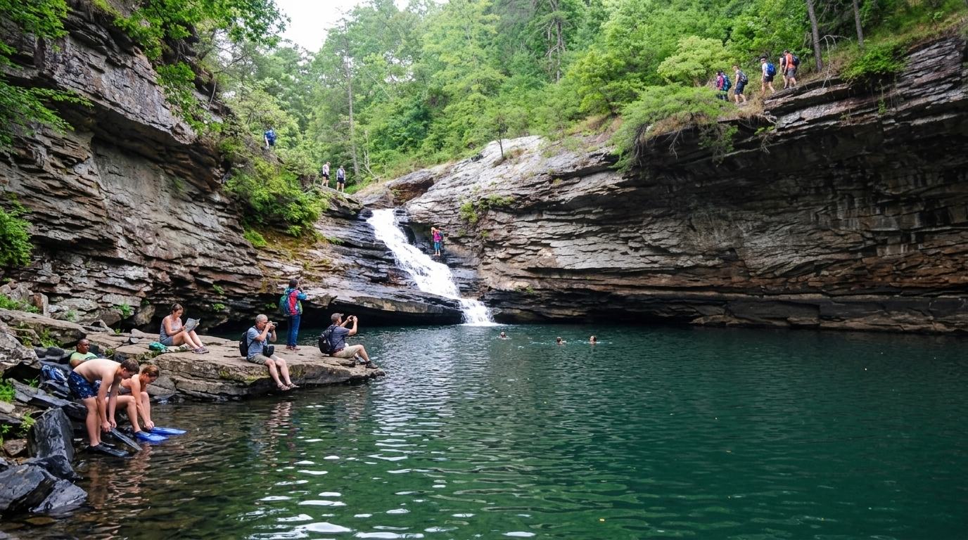 Lula Falls is one of the Best Waterfalls in Georgia With Hiking Trails