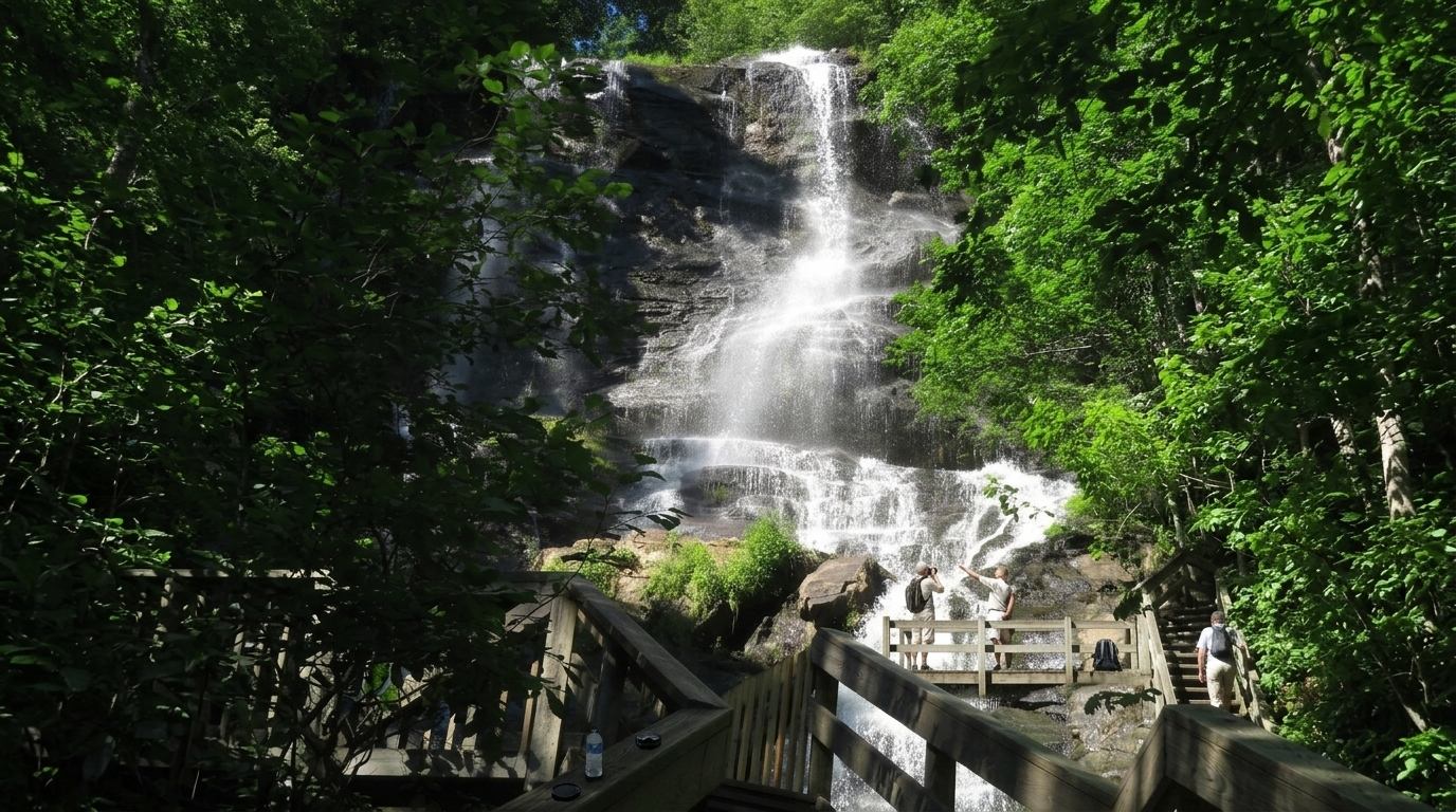 Amicalola Falls is one of the Best Waterfalls in Georgia With Hiking Trails
