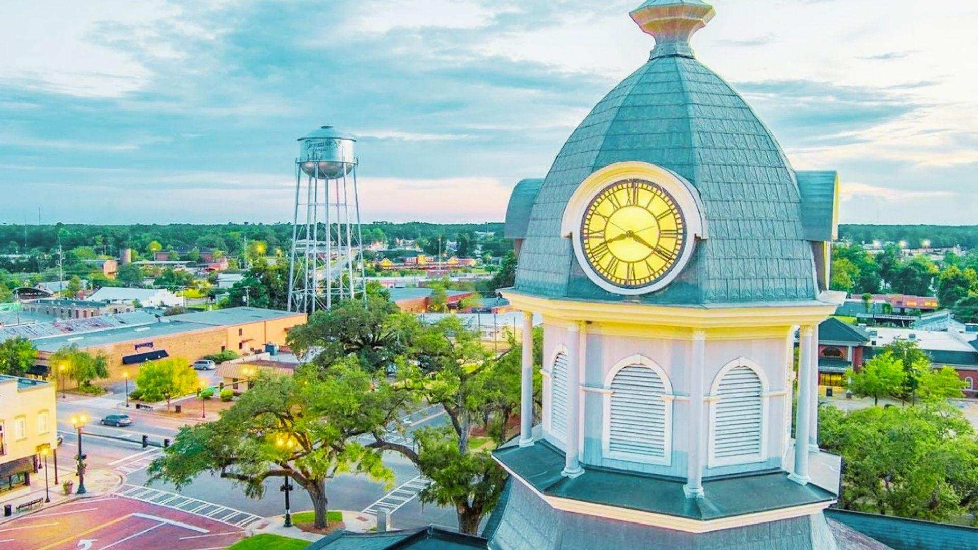 image of small city Thomasville.