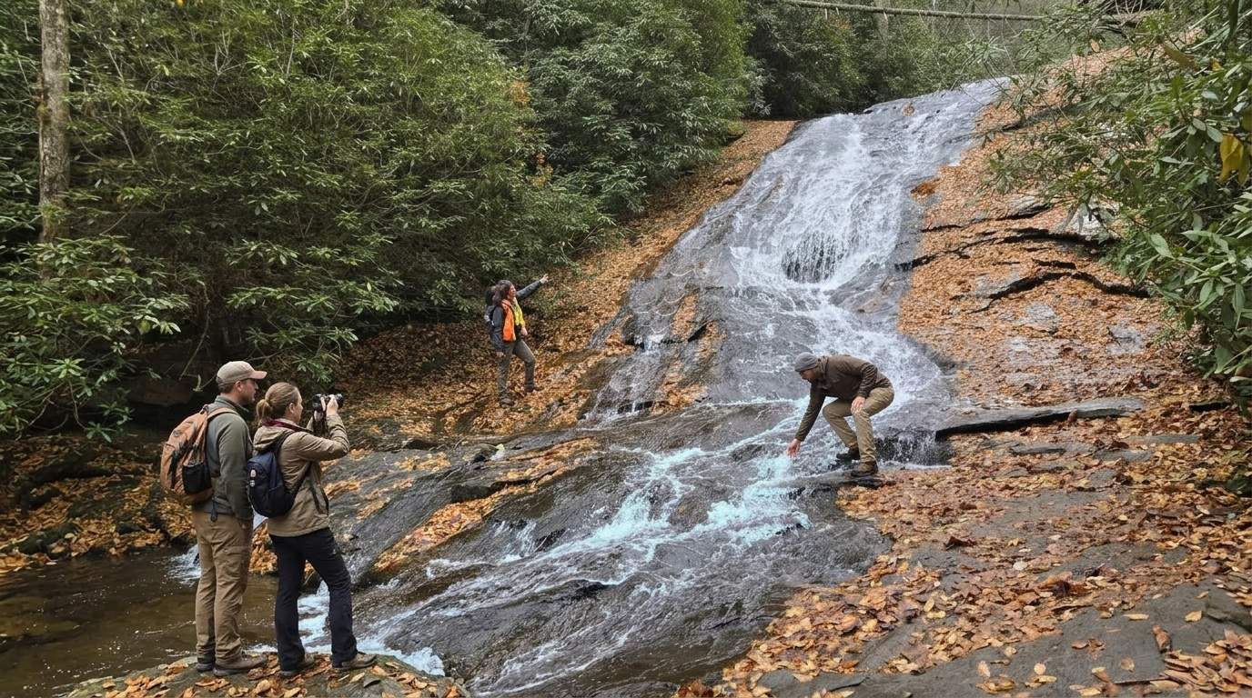 Helton Creek Falls is one of the Best Waterfalls in Georgia With Hiking Trails
